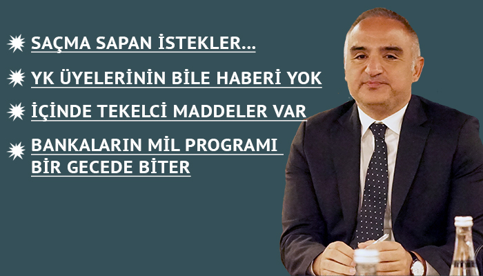 Bakan Ersoy’dan TÜRSAB yasası için ağır sözler