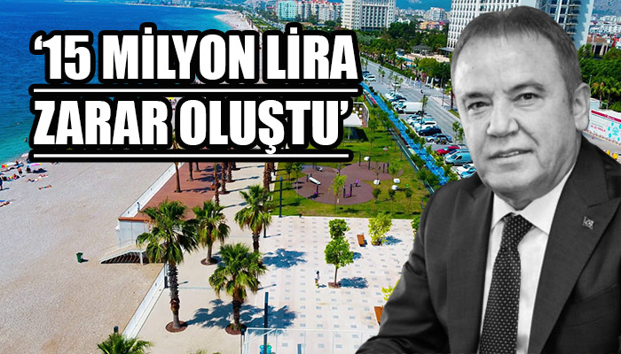 Konyaaltı Sahili’nde Alkoçlar'a şok: Sözleşme iptal edildi