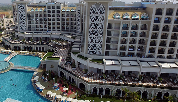Belek'teki 5 yıldızlı otelde yangın
