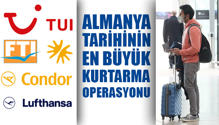 Alman tur operatörleri 200 bin yolcu için seferber oldu