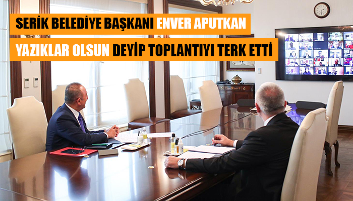 Antalya için yapılan koordinasyon toplantısında ortalık karıştı