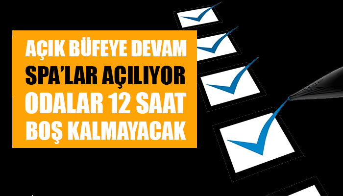 İşte otellere verilecek 131 maddelik koronavirüs sertifikası