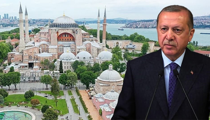 'Ayasofya'nın statüsünü değiştirin’ talimatı verdi