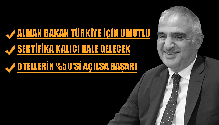 ''Rezervasyonlara bakarsanız durum çok iyi''