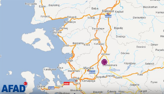 Manisa'da deprem