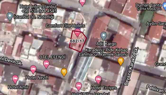 İstanbul’da 32 milyon liraya icradan satılık otel