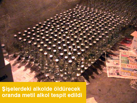 Öldüren viskiden gerçek bandrollü ve faturalı 3 bin 600 şişe ele geçirildi