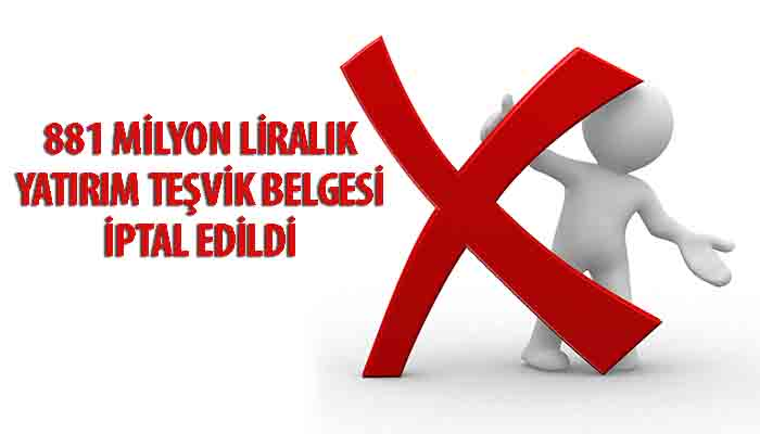 77 otelin yatırım teşvik belgesi iptal edildi