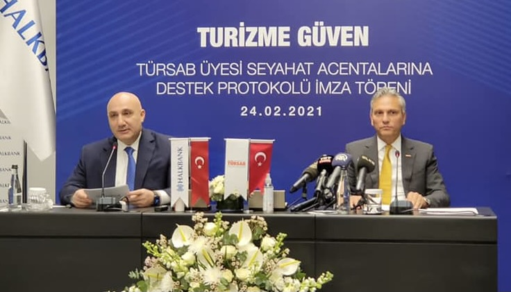 TÜRSAB ile Halkbank seyahat acentelerine kredi için imzayı attı