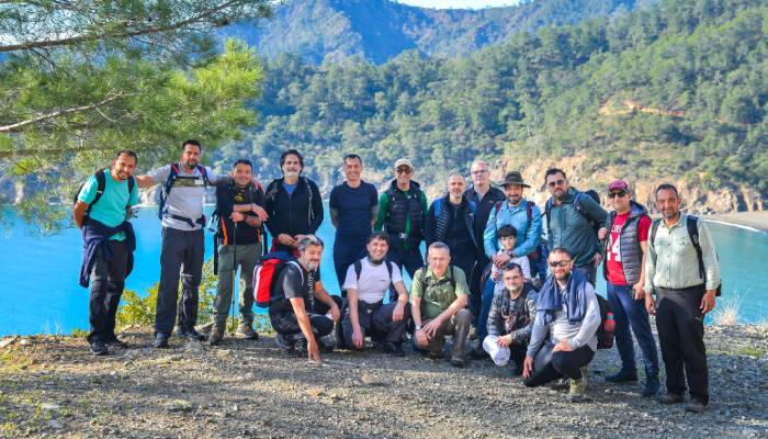 Rehberler Lykia Yolunu tanıtmak için yürüdü