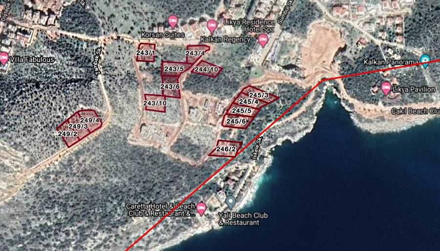 Kaş’ta bulunan çok sayıda arazi satışa çıkarıldı