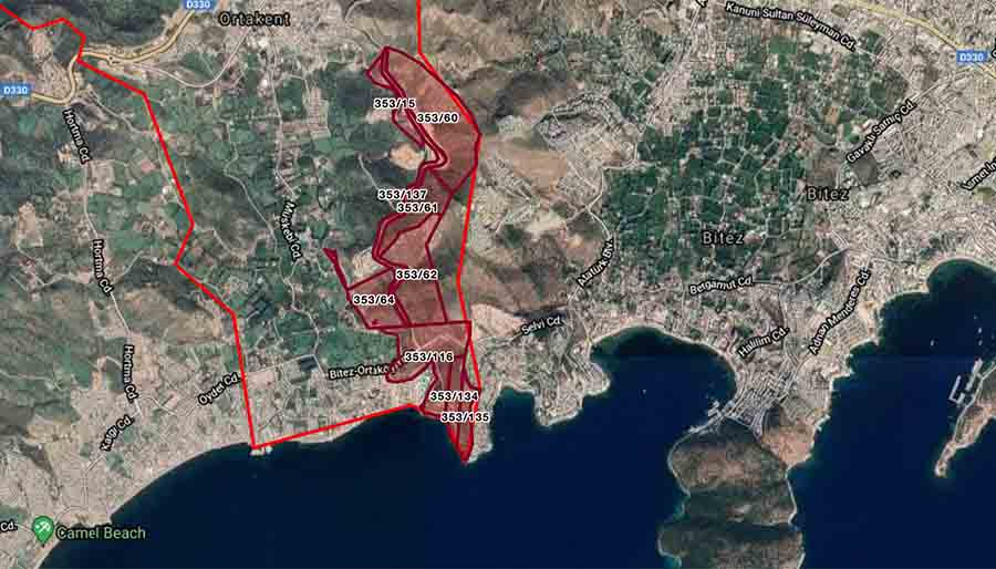 Bodrum’da bulunan dev araziye imar değişikliği
