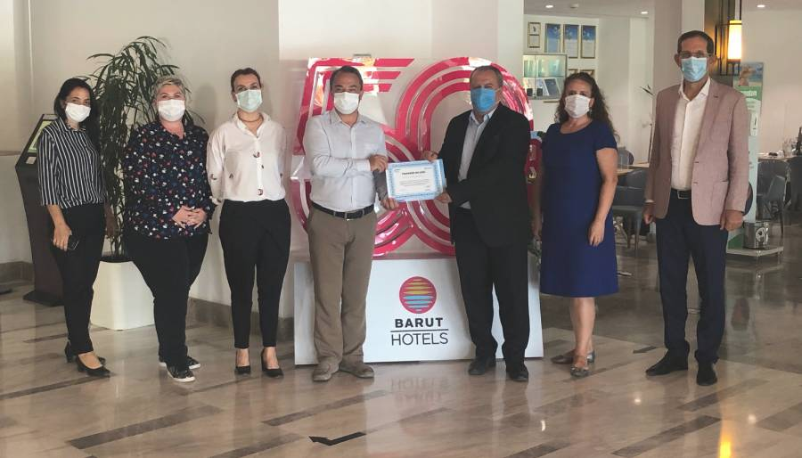 Sosyal Güvenlik Kurumundan Barut Hotels’e teşekkür plaketi