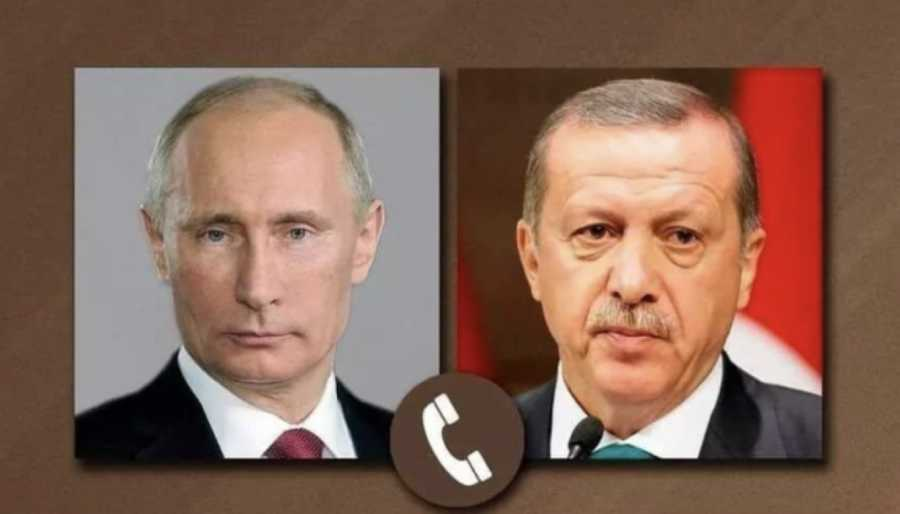 Erdoğan ile Putin arasında telefon görüşmesi