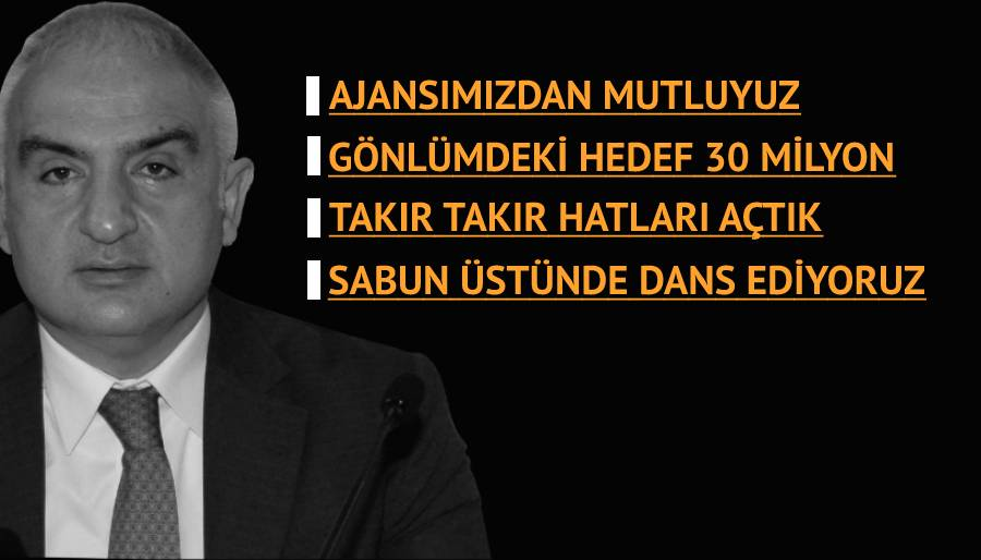 Mehmet Nuri Ersoy’dan turizmin gündemine dair açıklamalar