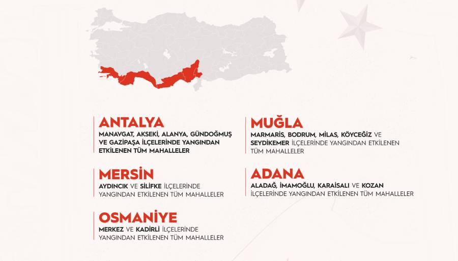 Yanan alanlar ‘afet bölgesi’ ilan edildi