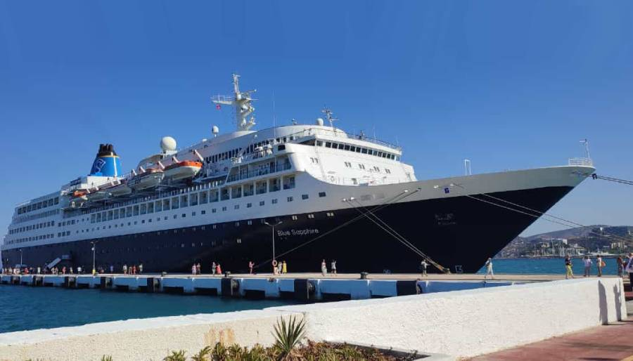 Anex Tour’un kruvaziyer gemisi Blue Sapphire seferlere başladı