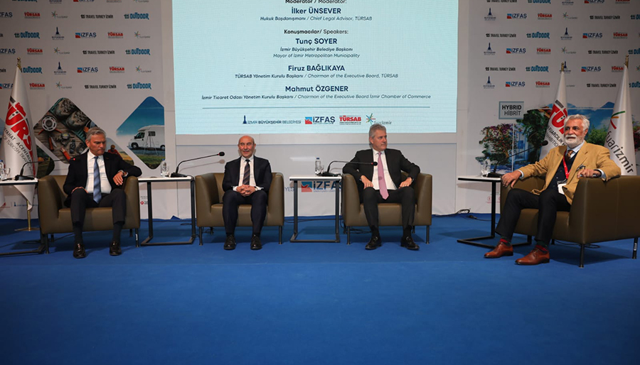 Tunç Soyer, Firuz Bağlıkaya ve Mahmut Özgener turizmi konuştu