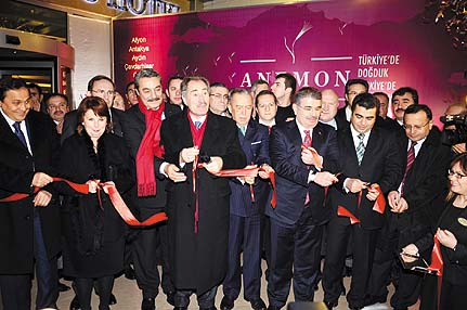   Bakan Günay, İsmail Akçura'ya 'Anemon'u yurtdışına taşıyın' dedi