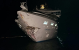 Çanakkale Boğazı'nda kruvaziyer gemisi ile tanker çarpıştı