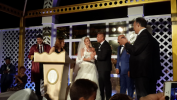 Antalya'da Barut ve Cömertoğlu ailelerini birleştiren düğün