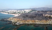 Yunanistan’ın Rodos Adası küle döndü