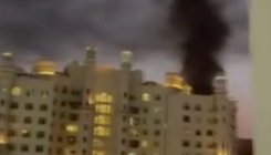 İran’ın Dubai saldırısı sonucu otelde yangın