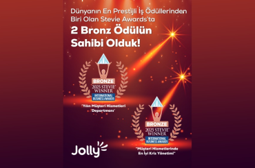 Jolly’e iki Stevie ödülü birden