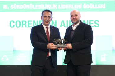 Corendon Airlines’a ‘Sürdürülebilirlik Liderleri Ödülü’