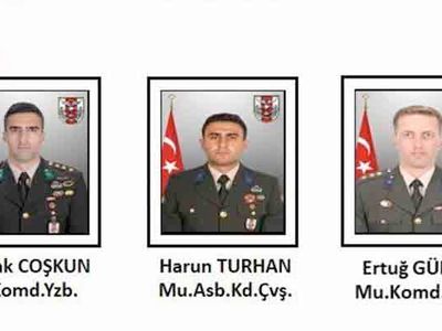 Kuzey Irak'ta 3 asker şehit oldu