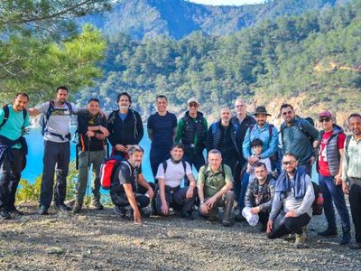 Rehberler Lykia Yolunu tanıtmak için yürüdü