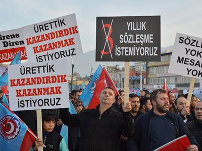 Türkiye Metal Sanayicileri Sendikası lokavt ilan etti