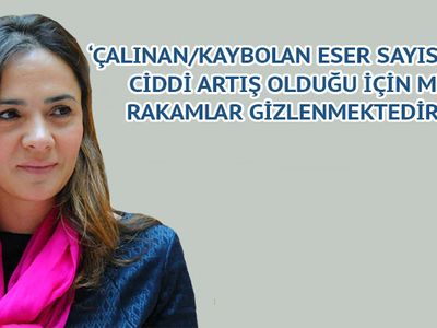 ''Bakanlık müzelerde çalılanan eserlerle ilgili bilgi vermiyor''