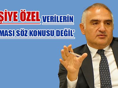 Mehmet Nuri Ersoy'dan 'İç Turizm Ölçme Sistemi' açıklaması