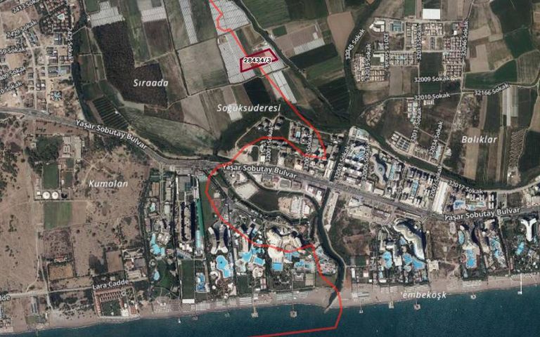 Antalya'da mahkemeden satılık arazi