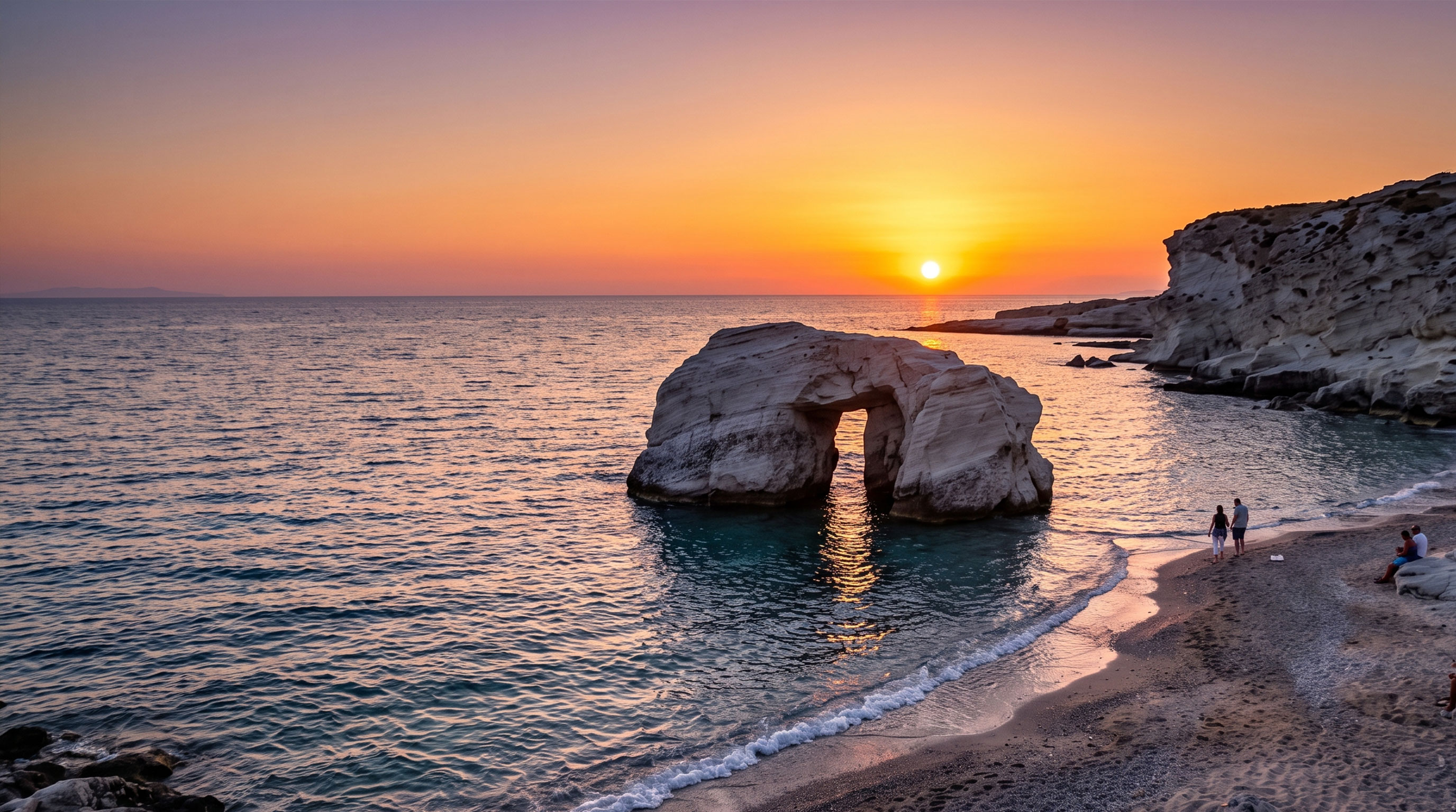 Delikli Koy | Alaçatı İzmir | Bu fotoğraf Gemini ile oluşturulmuştur.