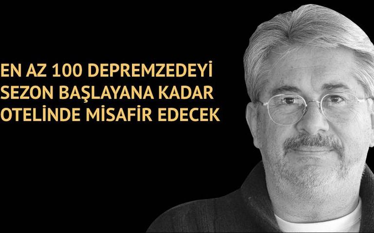 Gürel Aydın otelinin kapısını depremzedelere açtı