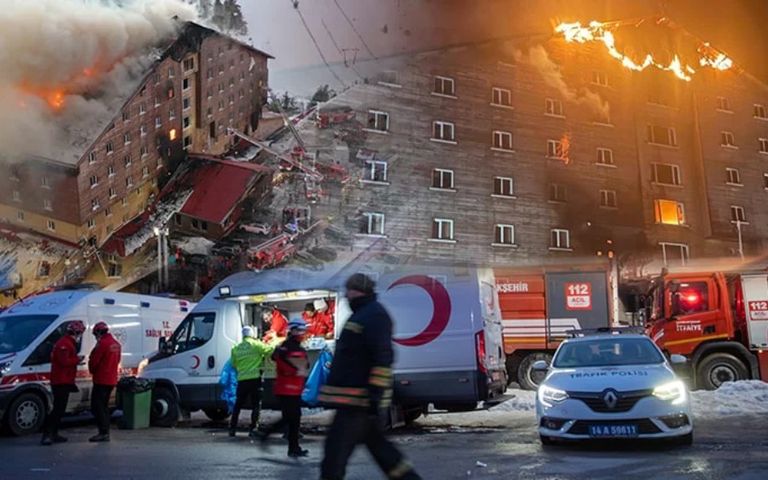 Kartalkaya'daki otel yangınında can kaybı 78'e, gözaltı sayısı 11'e yükseldi!