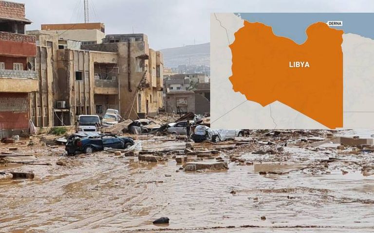 Libya'da sel felaketi, binlerce ölü ve kayıp var