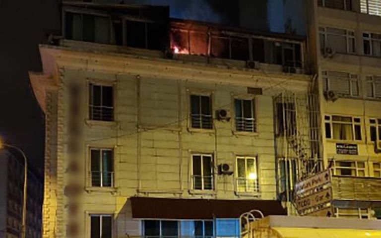 Adana’daki otelde yangın