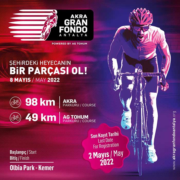 Akra Gran Fondo Antalya için geri sayım başladı