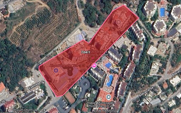 Alanya’daki otel 346 milyon TL’ye icradan satışa çıkarıldı