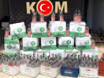Antalya’da otele sahte alkol baskını