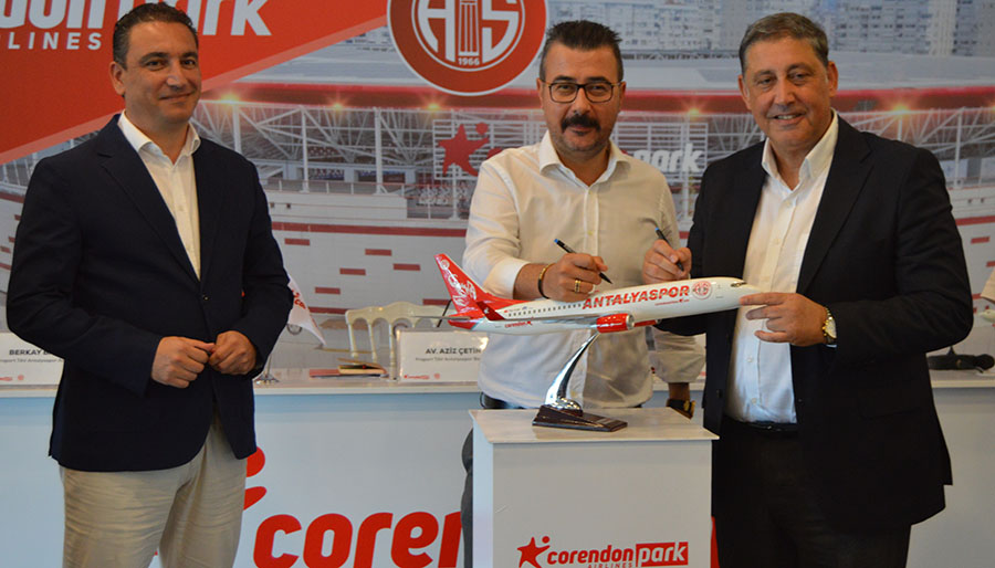 Antalyaspor stadının ismi ‘Corendon Airlines Park Antalya’ oldu