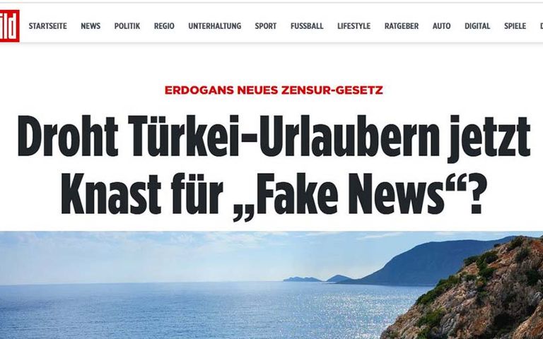 Bild: Türkiye’deki tatilciler hapisle mi tehdit ediliyor?