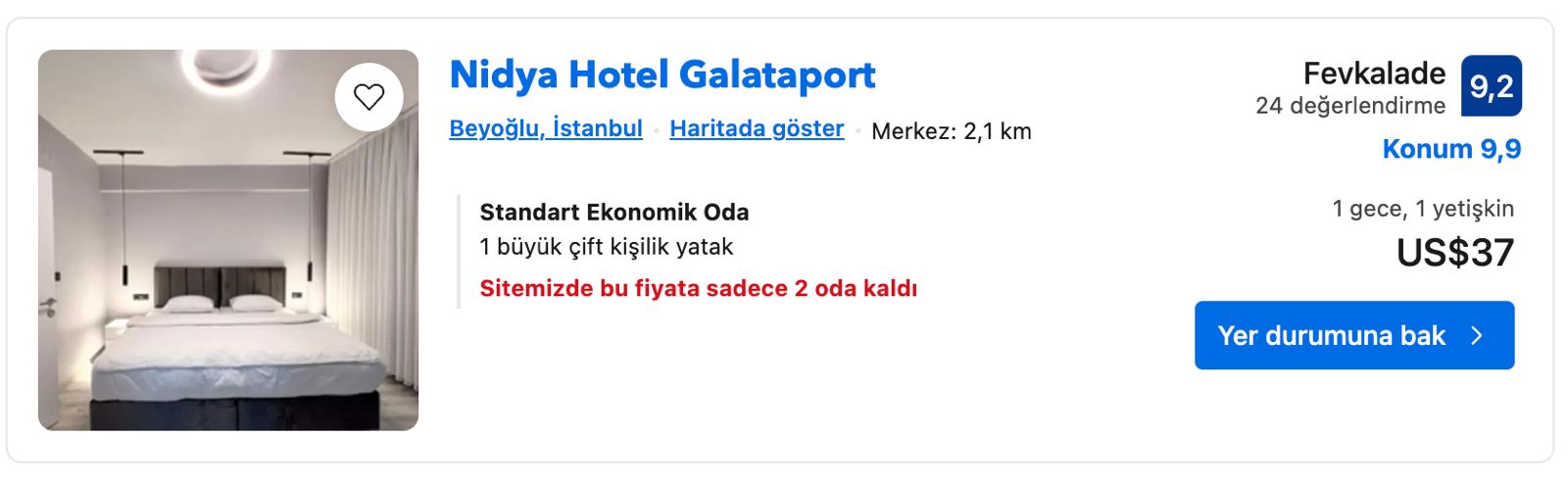 BookingCom’da oteller birbirine karıştı