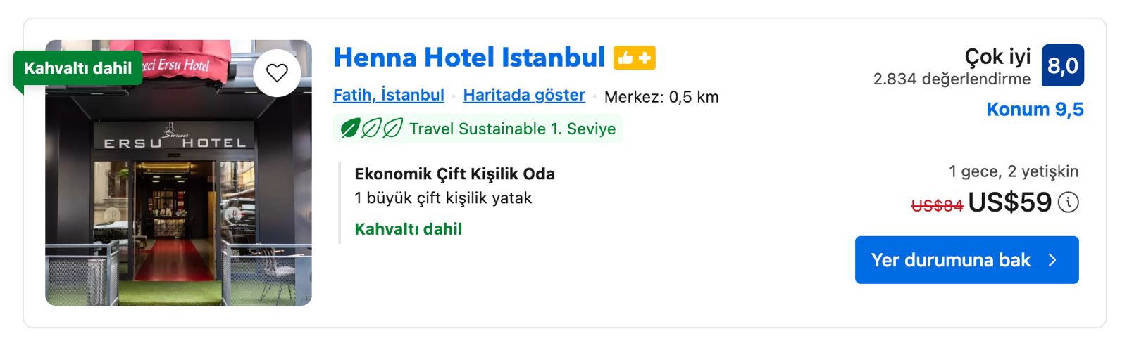 BookingCom’da oteller birbirine karıştı