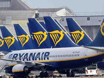 Ryanair ekim ayı kapasitesini yüzde 40 daralttı