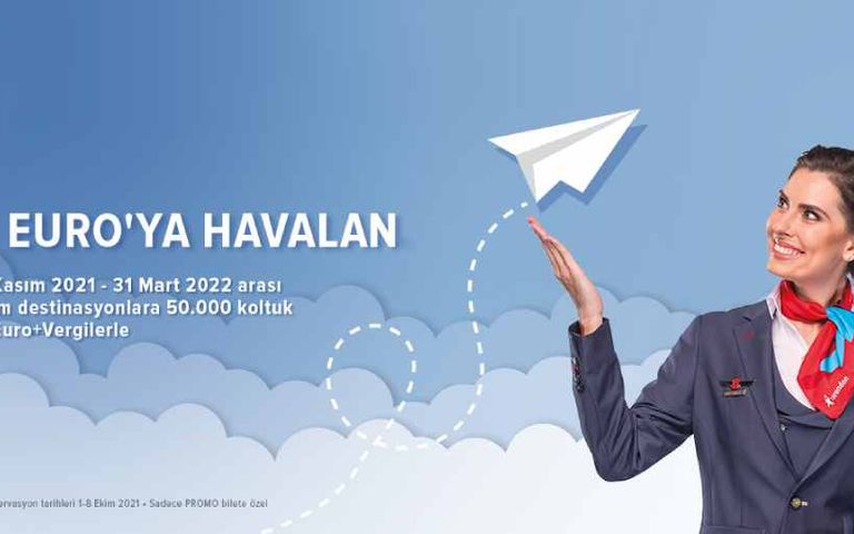 Corendon Airlines 1 euroya bilet kampanyası başlattı
