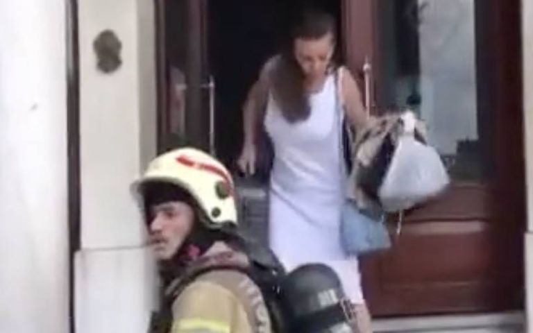 İstanbul’daki Büyük Londra Otelinde yangın